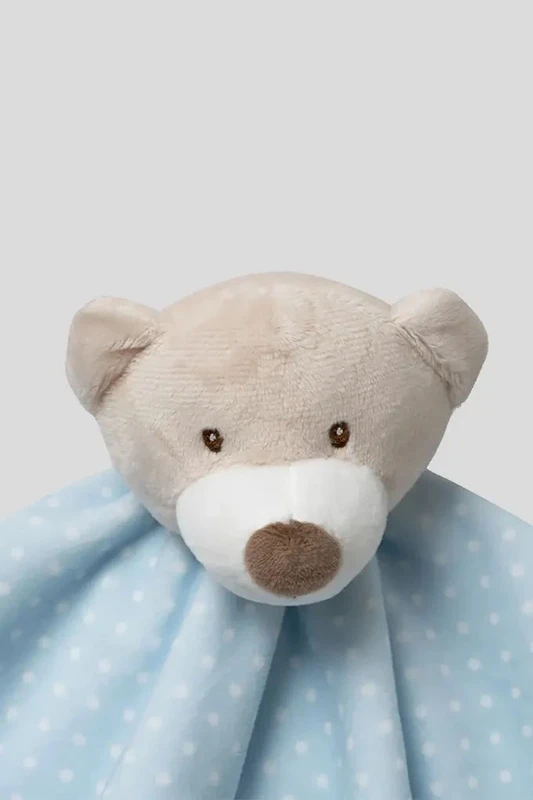 Baby blød plys dyne, bjørnehoved