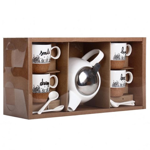 BASE CORK TEA SET HF