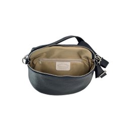 MARSUPIO LINA IN PELLE GRANATA 25CM BLU MARINO