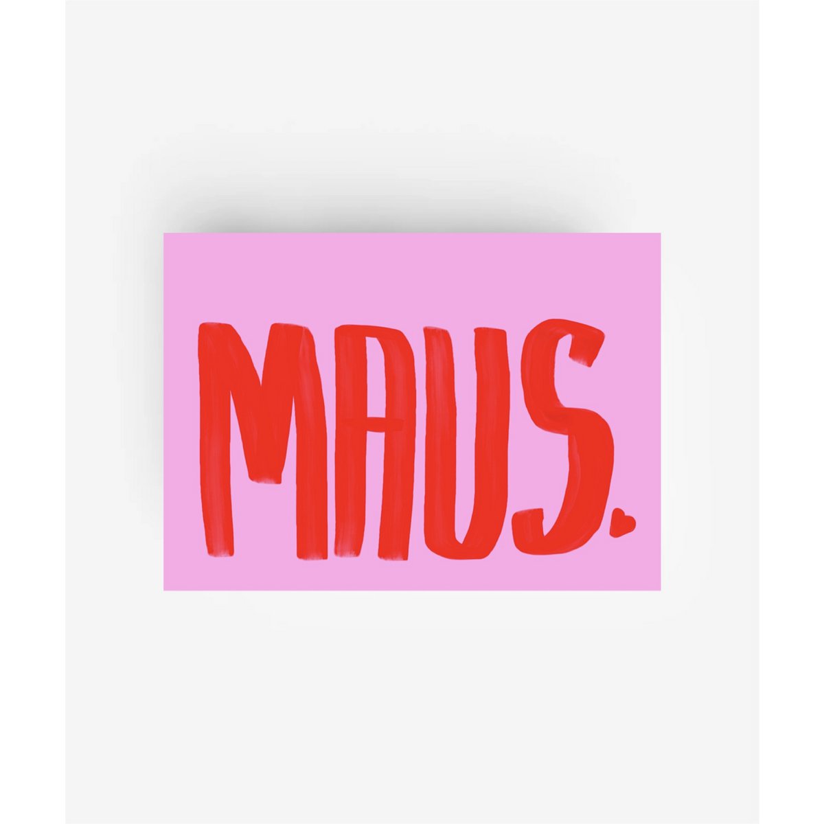 Maus pinky Postkarte