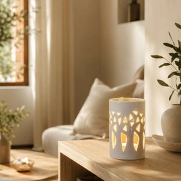 Brûle Parfum – Forêt Blanc– Bougeoir Aromathérapie – Fondants, Cires Parfumées – Senteurs d’Ambiance – Idée Cadeau