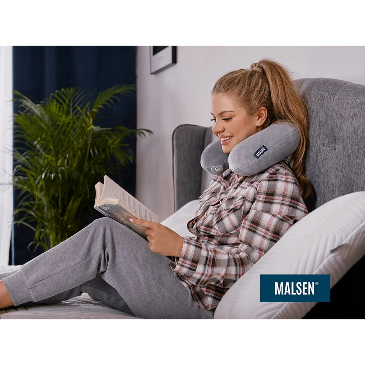 Poduszka podróżna Malsen "Croissant"