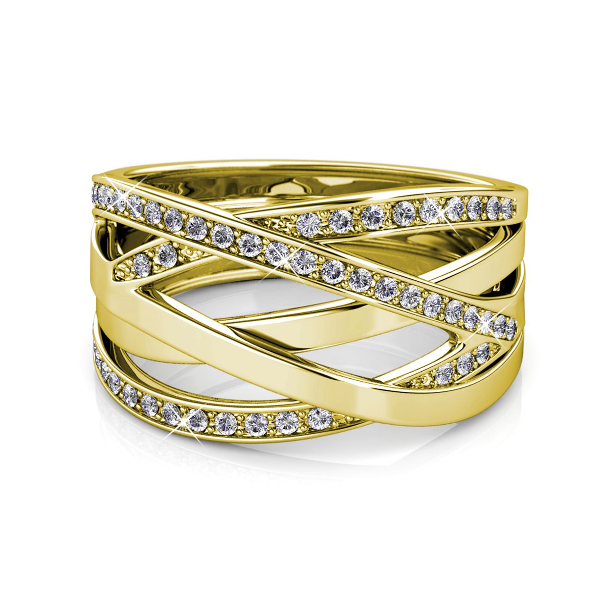 Pack Descubrimiento 5 Anillos Color Oro
