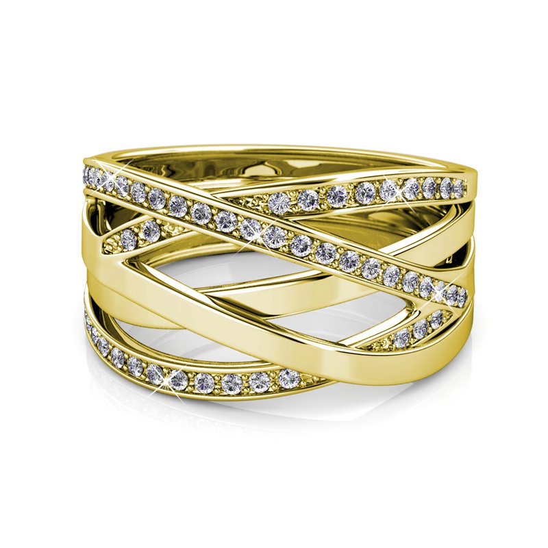 Discovery Pack 5 guldfarvede ringe