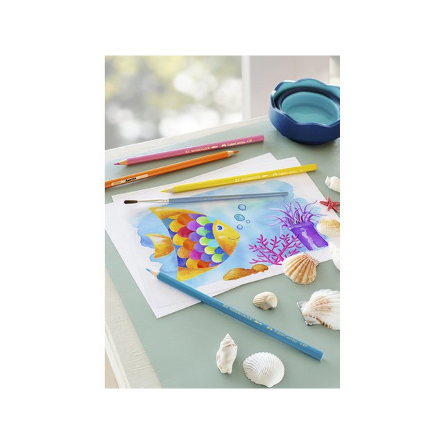 Aquarelpotlood FC Kinder etui a 12st. met penseel