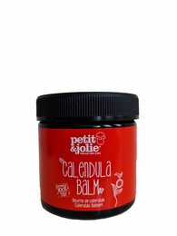 Petit & Jolie Calendula Balm - 55ml, a nipple cream product available in 55ml and 6x55ml variants. The balm is made with calendula, a natural ingredient known for its soothing and healing properties.