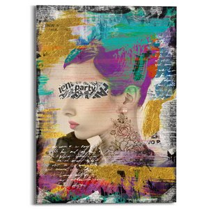 Plexiglasschilderij Acryl Art Mysterious Woman 70x50