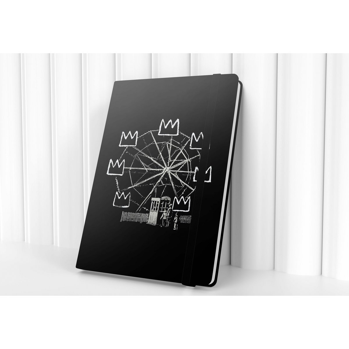Banksy A5/A6 Notebook - Basquiat Wheel