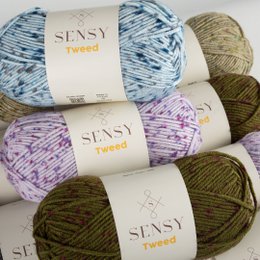 Sensy Tweed Garn, 3,5 oz, 214 Yards, Gauge 4 Medium
