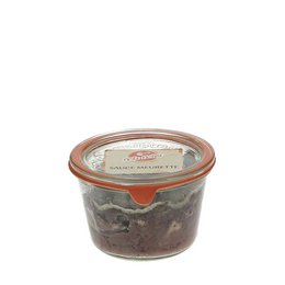 A rich, savory Meurette sauce made with red wine, mushrooms, and herbs, perfect for serving over pasta or as a dipping sauce.