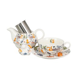 DUO CATS Tea for One, 350ml, LAZY CATS, Giftbox