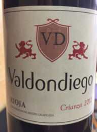 Crianza red wine D.O.Ca. Rioja Valdondiego