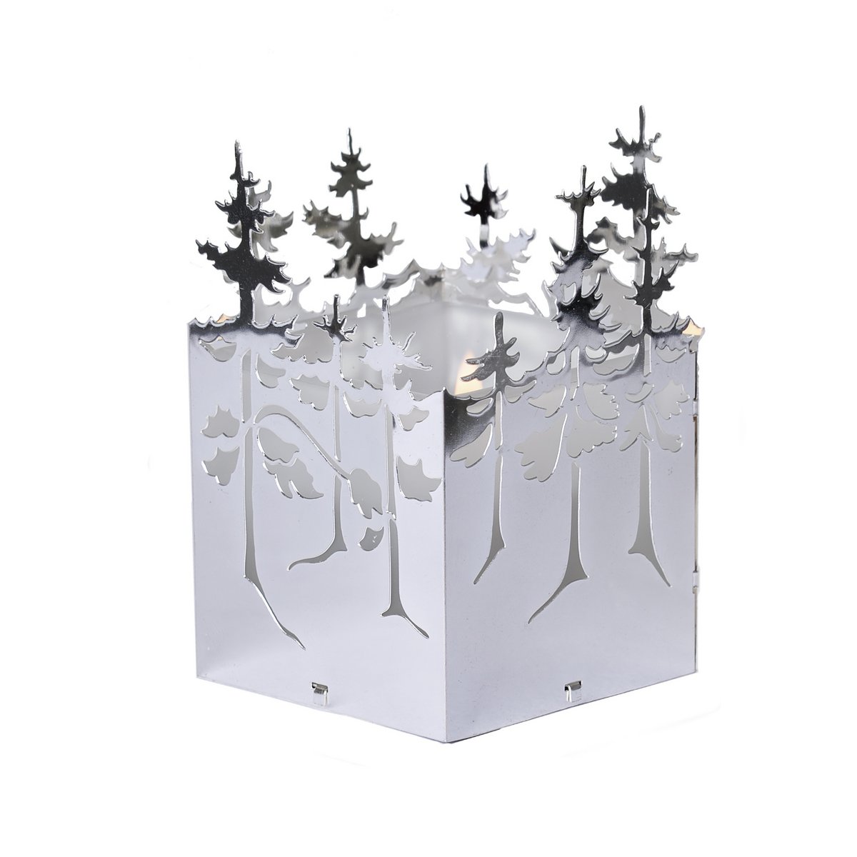 Winter Forest, Portacandele in Argento