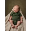 Wollen Overslagromper korte mouw – Merinowol - Rifle Green