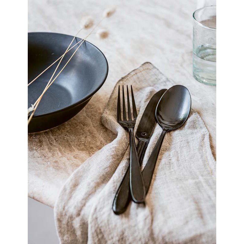 Set/6 Cake Forks Matt Black