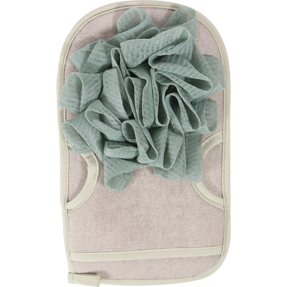 WS Double Sided Loofah Glove Sage