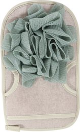 WS Double Sided Loofah Glove Sage