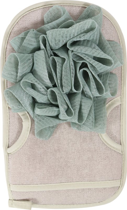 WS Double Sided Loofah Glove Sage