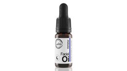 Renewing facial oil with natural ingredients like rosehip seed oil, vitamin E, and chia seed oil to nourish and revitalize skin.