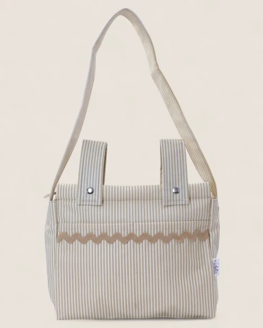 Poussette / Sacs à langer Classique en coton enduit Sable