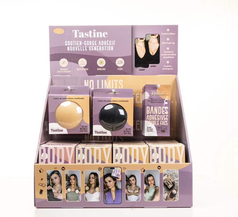 Confezione completa - Reggiseno adesivo + Accessori