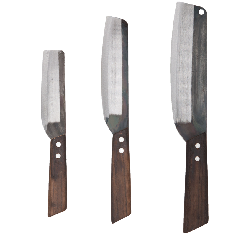 AUTENTISKE BLADES THANG, asiatisk køkkenkniv, bladlængde 12-20 cm