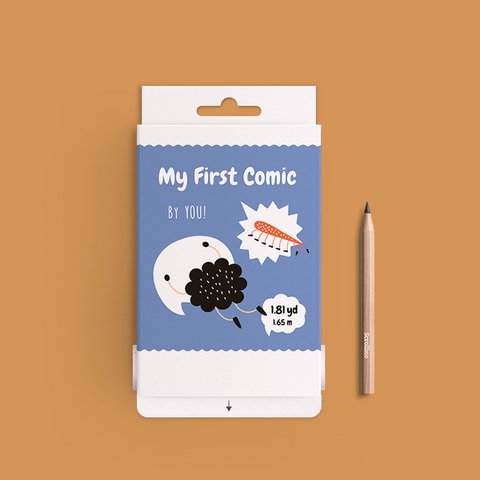 Fun -Aktivitätsbuch für Kinder - Scrollino mein erster Comic
