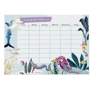 Weekly Planner - Mermaid
