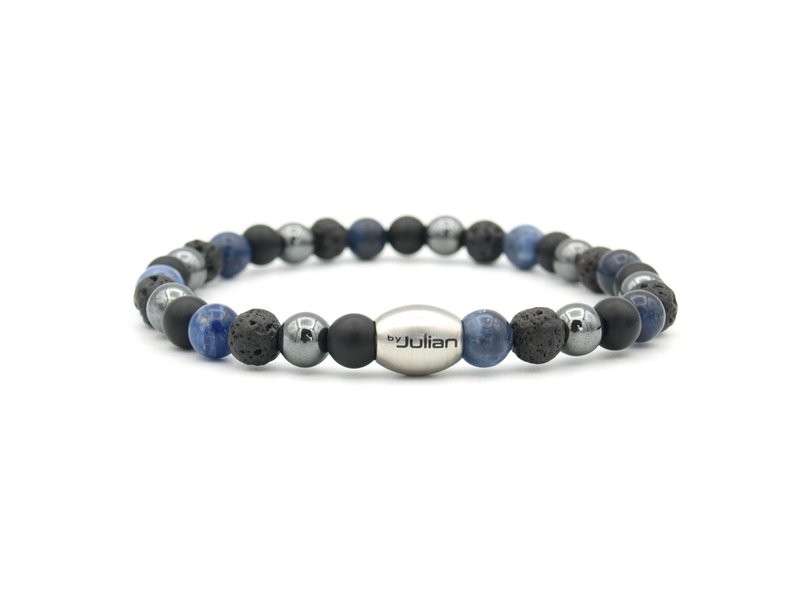 Enam mix blauw en zwart