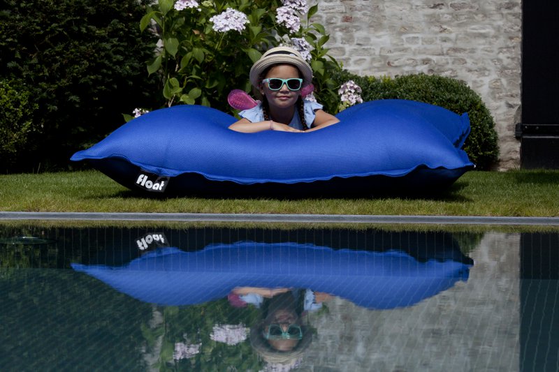 FLOAT BEANBAG SWIMMINGPOOL - kongeblå