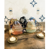 Fig fragrance powder in handmade silk sachet (6 assorted pieces).