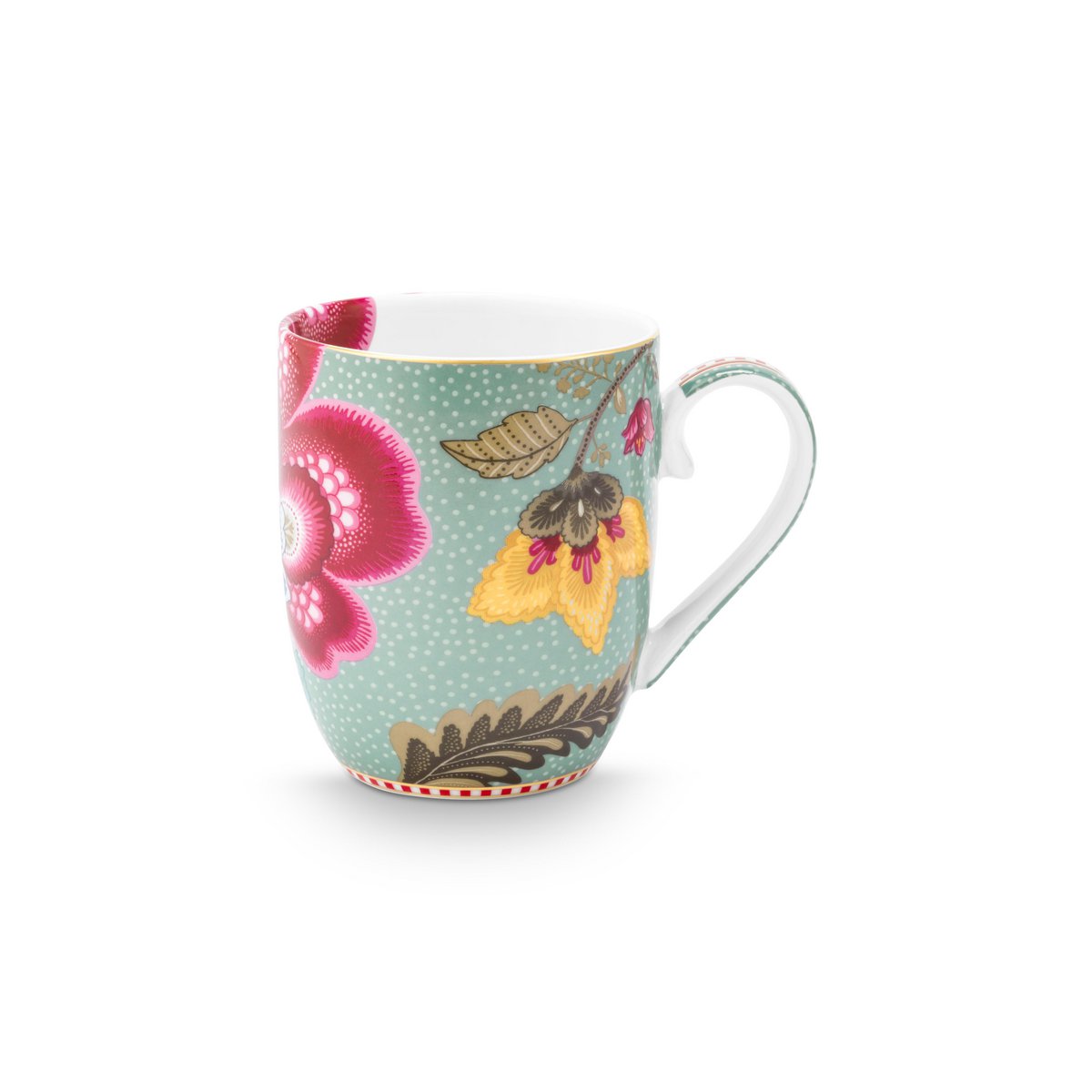 Set/2 Mugs Small Blooming Tales Fantasy Blue