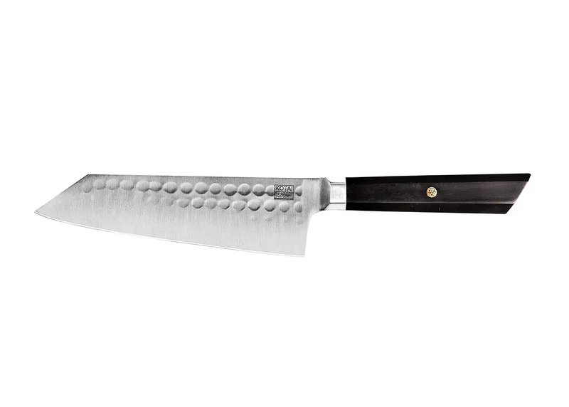Cuchillo - Bunka Santoku con Saya de bambú y caja de bambú - Hoja de 170 mm