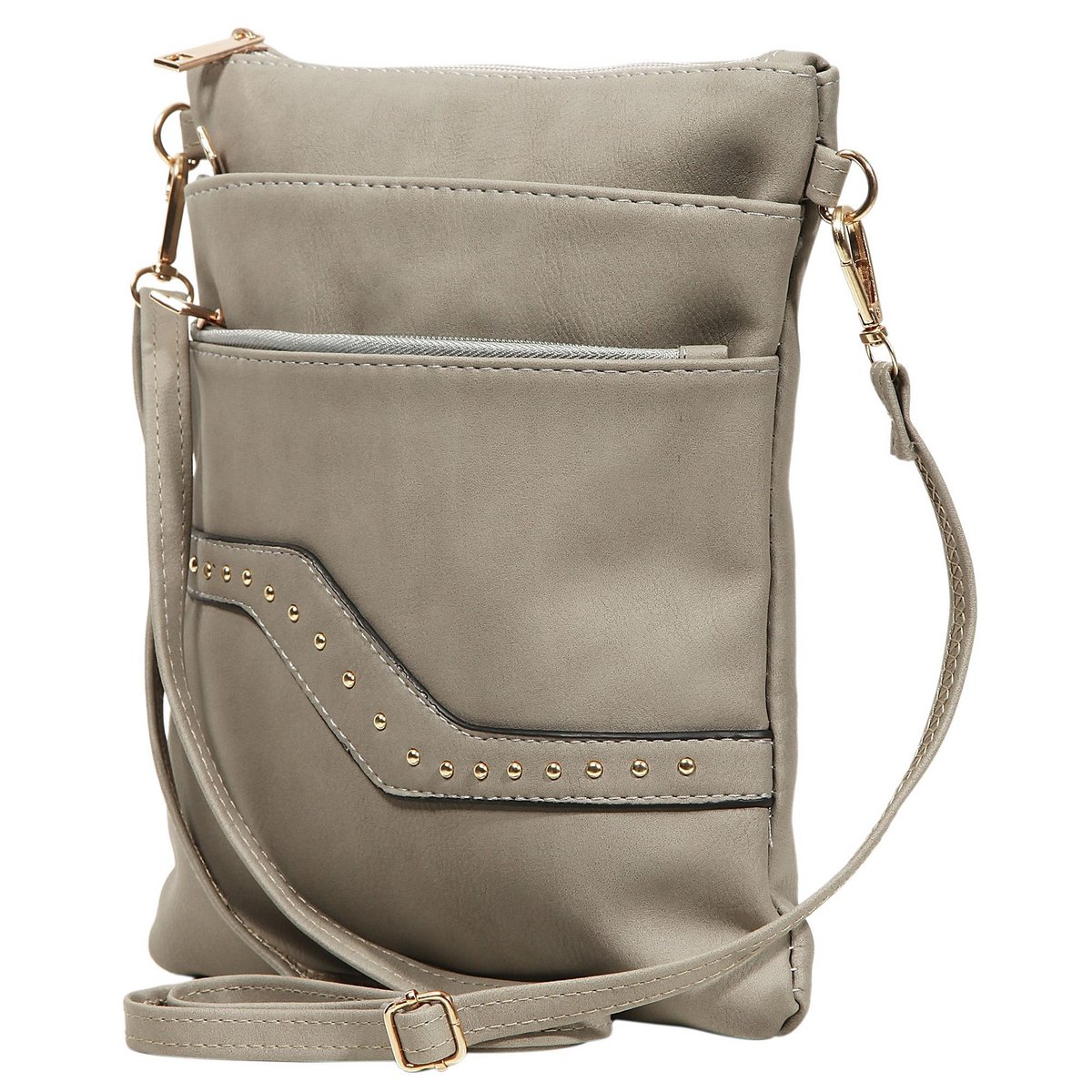 Sac à main pour femme "Crossbody Bag" en simili cuir, beige