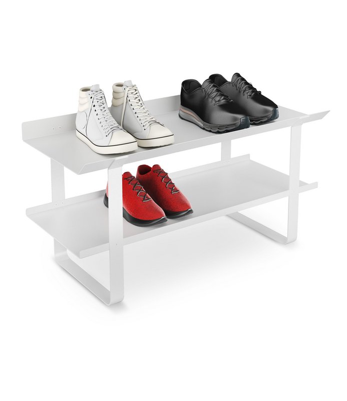 Gorillz lagskostativ - hvid