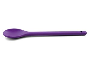 Mixing spoon fiberglass / silicone 30 cm violet, Color Line