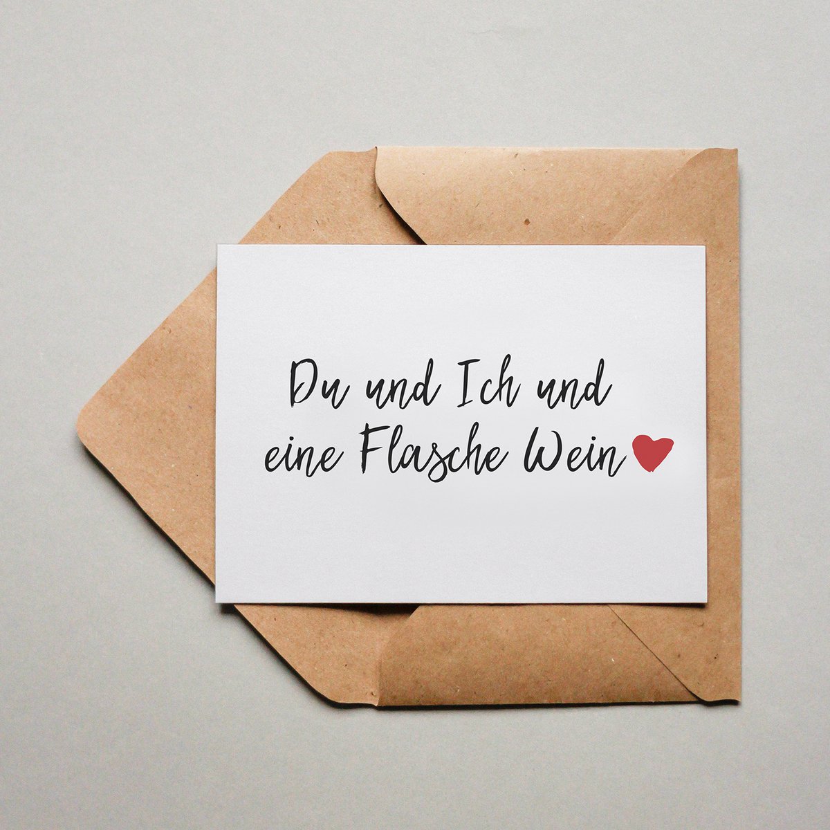 Dig og mig og en flaske vin ❤️