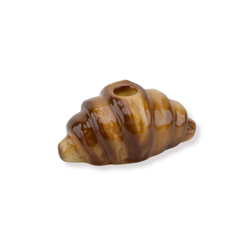 Titolare delle candele - Croissant - Brown - 14,5x8,5x6,5 cm