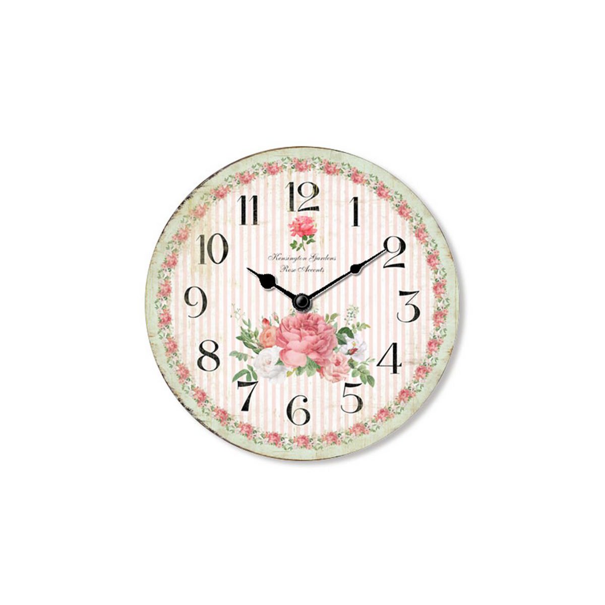 Horloge bois jardin Kensington 15 cm Isabelle Rose