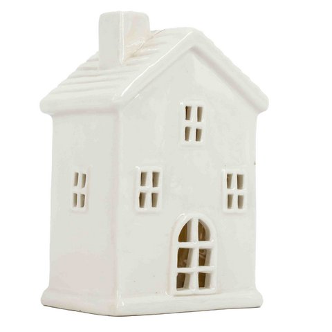 Ceramic house with LED