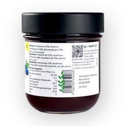 Fruchtaufstrich ZUCKERFREI 3 Beeren 75% Frucht