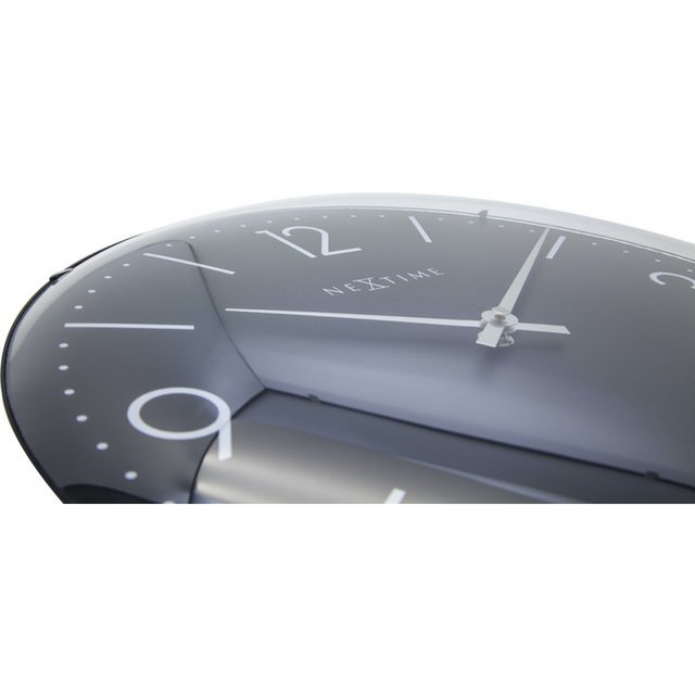 Horloge murale NeXtime Basic Dome 35 cm noir