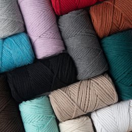 Sensy Premium 3mm - 100% Recycled Cotton Single Strand Macrame Cord