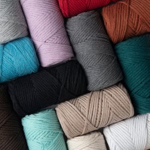 Sensy Premium 3mm - 100% Recycled Cotton Single Strand Macrame Cord
