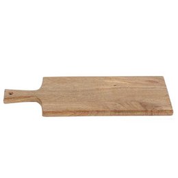 Houten serveerplank 65cm lang met handvat