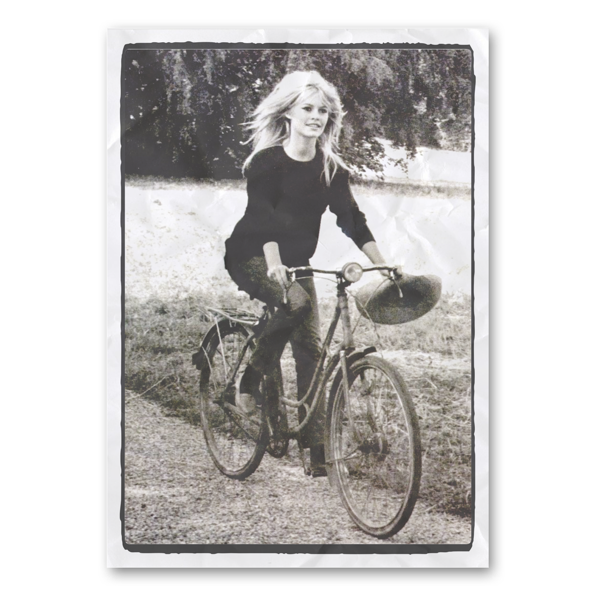 Go cycling with Brigitte Bardot
