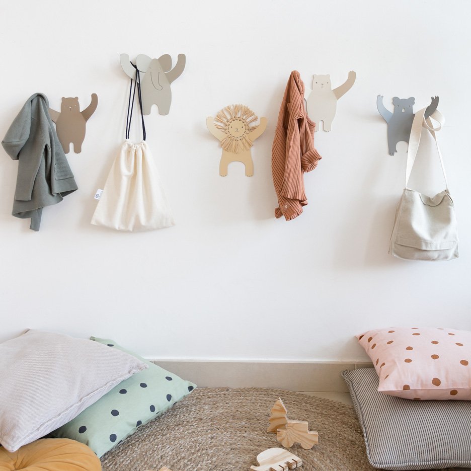 Colgador de pared de elefante