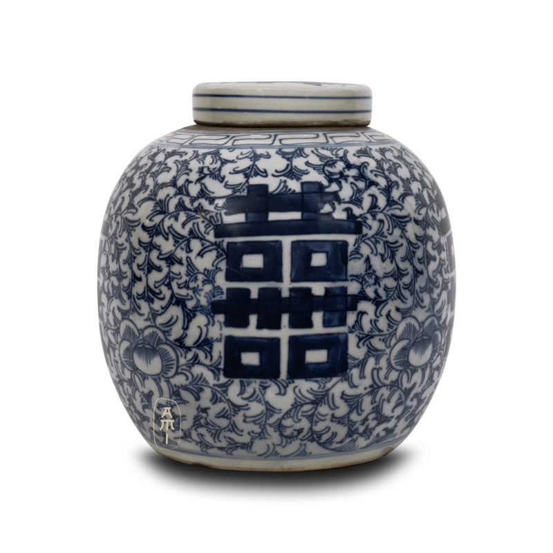 Porcelain pot double happiness