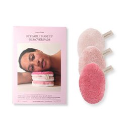 Herbruikbare make-up verwijderingspads - set van 3