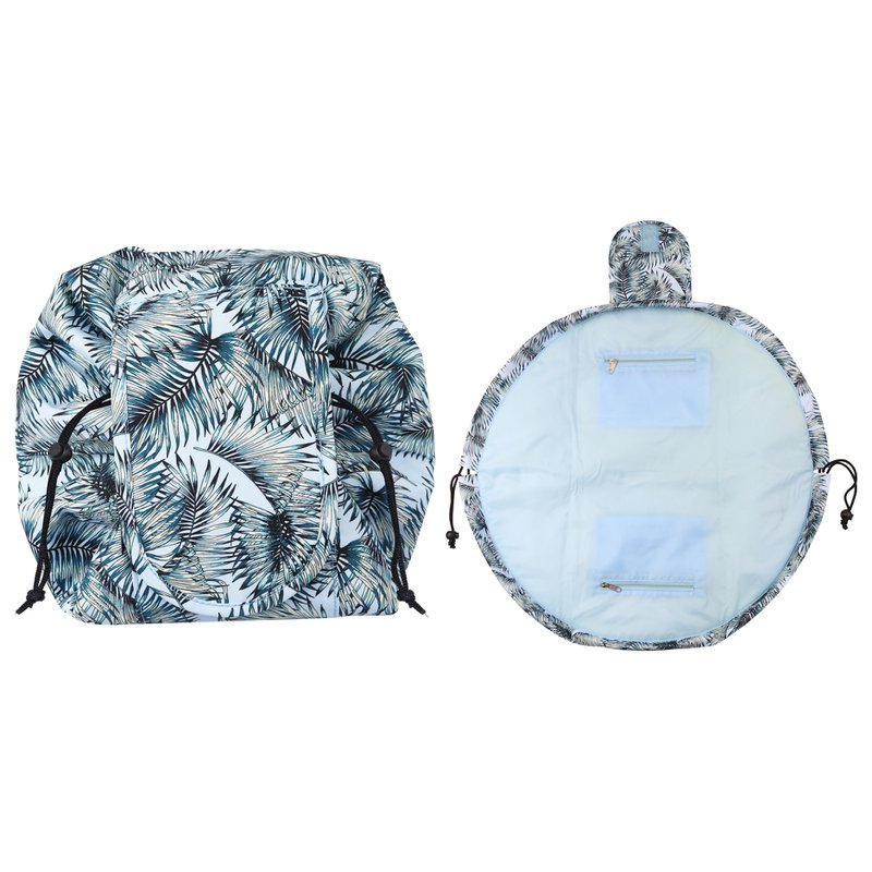 WS Drawstring Schmink Tasche Tropical Leaves